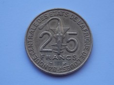 25 FRANCS 1997 STATELE AFRICANE DE VEST