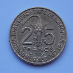 25 FRANCS 1997 STATELE AFRICANE DE VEST