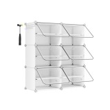 Cumpara ieftin Raft pentru pantofi Songmics Alb 82x32x92 cm