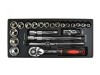 Set chei cu clichet 1/2&quot;, 10-32mm CRV, GEKO G10832A