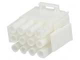 Conector Universal MATE-N-LOK 6,35mm Tată-Mamă PCB, TE Connectivity