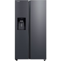 Side by side Toshiba GR-RS755WI-PMJ(06), 568 l, No Frost, Clasa E, Ice Maker 3 in 1, Wifi, Argintiu