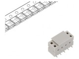 Soclu PCB-PCB 10 pini 2,54mm SMT Dubox aurit vertical
