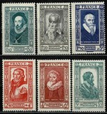 Franta 1943 - Personalități din sec. XVI, serie neuzata