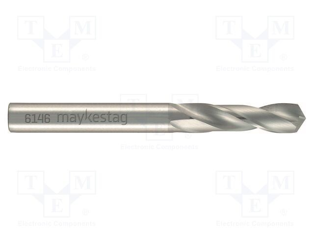 Burghiu pentru metal 3mm 46mm carbură sinterizată ALPEN-MAYKESTAG cu etui