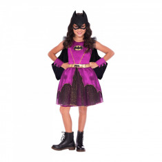 Costum Batgirl Purple cu pelerina pentru fete 10-12 ani 146 cm