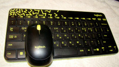 Tastatura LOGITECH MK 240 combo mouse wireless foto