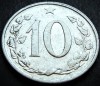 Moneda 10 HALERU - RS CEHOSLOVACIA, anul 1967 * cod 401, Europa, Aluminiu