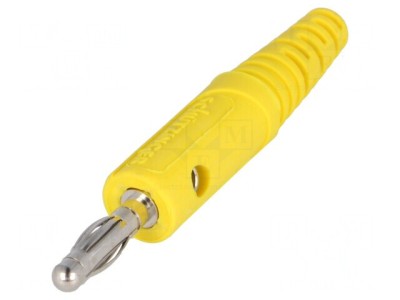 Mufă banană galbenă 4mm 32A foto