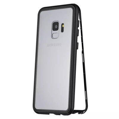 Carcasa protectie Samsung S9, magnetica Negru foto