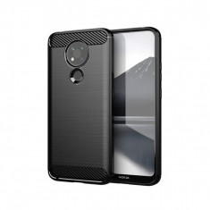 Husa Compatibila cu Nokia 3.4 Techsuit Carbon Silicone Negru