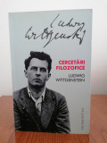 Ludwig Wittgenstein, Cercetări filozofice, Humanitas