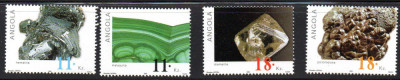 ANGOLA 2001, Minerale, serie neuzata, MNH foto