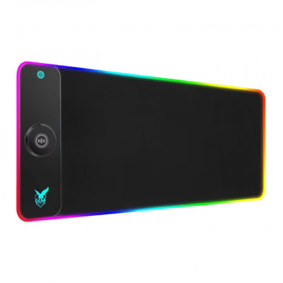 Mouse Pad gaming incarcare rapida, 15w,schimbare lumini RGB prin touch foto