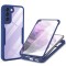 Husa pentru Samsung Galaxy S23 + Folie - Techsuit ColorVerse 360 Series - Blue