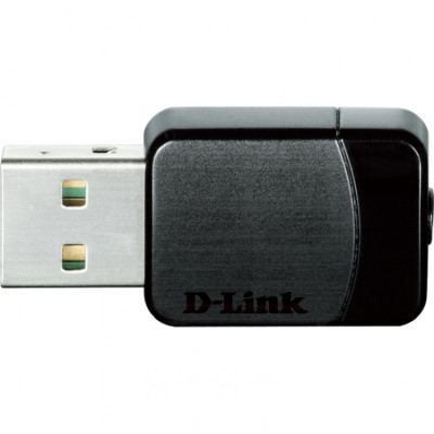 Adaptor wireless D-Link DWA-171 , Dual Band , AC600 , 600 Mbps , Negru foto