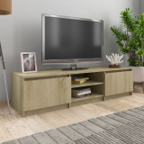 Comoda TV, stejar Sonoma, 140 x 40 x 35,5 cm, PAL GartenMobel Dekor, vidaXL