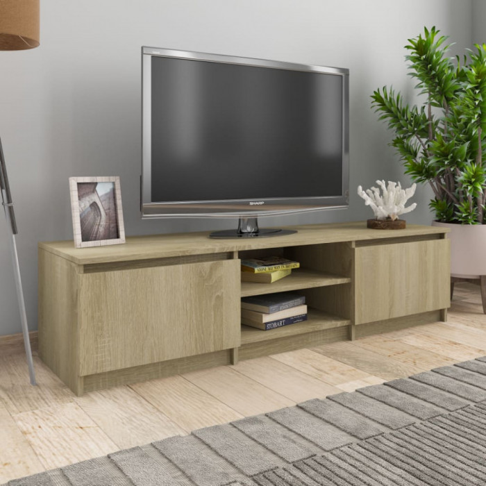 Comoda TV, stejar Sonoma, 140 x 40 x 35,5 cm, PAL GartenMobel Dekor