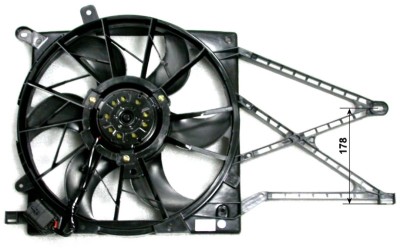 NRF 47582 Ventilator, radiator foto