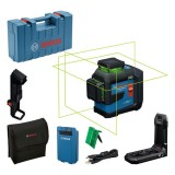 Bosch GLL 80-33G Nivela laser 3.7V, 3.0Ah, 30m + Suport universal LB 10 + Valiza profesionala ProAdvanced PowerfulTools