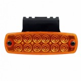 12 LED 12V 24V Remorca Camioane Galben Lampa Lampi de Marcaj Reflector