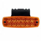 12 LED 12V 24V Remorca Camioane Galben Lampa Lampi de Marcaj Reflector