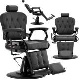Scaun de frizerie hidraulic pentru salonul de frizerie barber shop Diodor Barberking