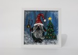 Christmas Gnome &ndash; tablou &icirc;n acril pe p&acirc;nză