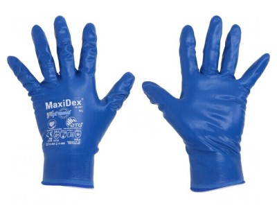Mănuşi de protecţie albastră MaxiDex&amp;reg;, Dimensiune 9 foto