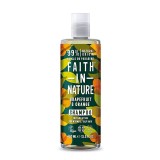 Faith in Nature Sampon natural revigorant cu grapefruit si portocale, 400 ml