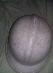 Casca veche de protectie,casca vintage de interventie/pompieri stil casca Adrian