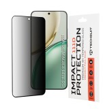 Folie sticla Honor Magic8 Lite Asteroid GSM 111D Privacy Full Glue, negru