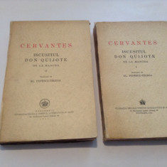 CERVANTES - ISCUSITUL DON QUIJOTE DE LA MANCHA (1944, trad. Al. Popescu-Telega)