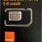100 CARTELE ORANGE 0 EURO ACTIVATE VALABILE PANA IN APRILIE 2025 8 LEI/BUCATA