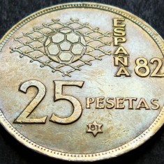 Moneda 25 PESETAS - SPANIA, anul 1980 * cod 1401