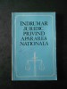 Ioan Stoica - Indrumar juridic privind apararea nationala, 1973, Editura Militara