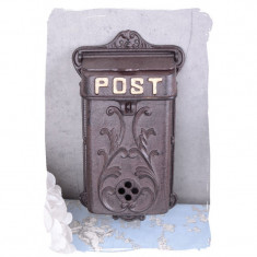 Cutie postala din metal art nouveau LTA347