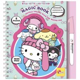 Waterbook: Carte de colorat cu apa - Hello Kitty &amp; prietenii
