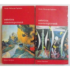 ESTETICA CONTEMPORANA,2 VOLUME-GUIDO MORQURGO-TAGLIABUE,BUCURESTI 1976