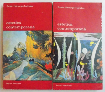 ESTETICA CONTEMPORANA,2 VOLUME-GUIDO MORQURGO-TAGLIABUE,BUCURESTI 1976 foto