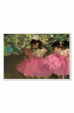 reproducere pe h&acirc;rtie Edgar Degas, Dancers In Pink