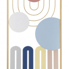 Decoratiune de perete Colorful -A, Mauro Ferretti, 37x84 cm, fier, multicolor