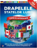 Drapelele statelor lumii. Carte cu autocolante |