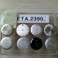 Lot 8 Cadrane ceas mecanica ETA.2390