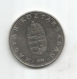 (No1) moneda-UNGARIA-10 Forint 1993 foto