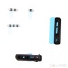 Set 5 Piese iPhone X: Mesh Antifurt Praf Port &Icirc;ncărcare + Adeziv, Alb - Componente Diverse