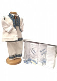 Cumpara ieftin Set Botez Traditional Adi 2 , 2 piese costumas traditional si trusou brodat, Ie Traditionala