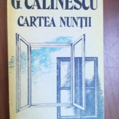 Cartea nuntii- G.Calinescu