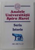 ANALELE UNIVERSITATII SPIRU HARET - SERIA ISTORIE , NR. 4-5 , 2001 -2002