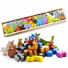 Joc educativ, Parada de animale puzzle de la A la Z, D235-3315726